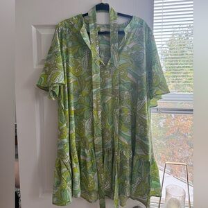 MELLODAY Paisley Print Dress